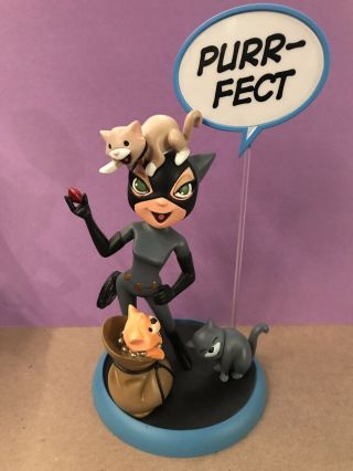 Quantum Mechanix Q - Pop Catwoman Batman Animated Series Figure Rare Fig Dc Comics