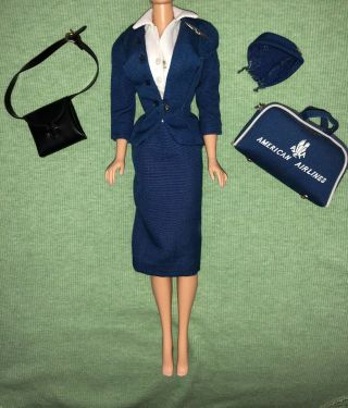 Vintage Barbie 1960’s American Airlines Stewardess Outfit Chic