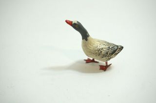 Vintage / Antique German Putz Composition Stick Leg Goose With Long Neck
