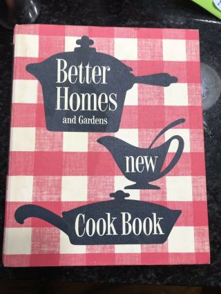 Vintage Better Homes & Gardens 1953 Cookbook Recipe Cook Book Rare