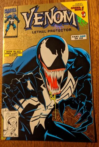 Rare Gold Venom Lethal Protector 1 Gold Foil Variant Edition