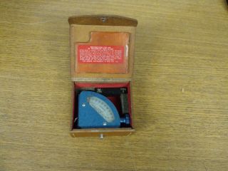 Vintage Rare Shore Type D Hardness Tester In Case Durometer 0 To 100