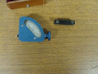 Vintage Rare Shore Type D Hardness Tester in Case Durometer 0 to 100 2