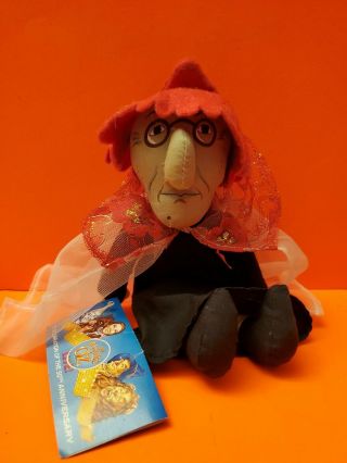 Wizard Of Oz Wicked Witch Of The West Plush Rare And Unique 50 Anniversary