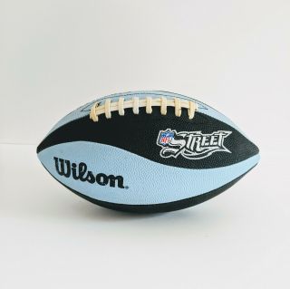 Rare Wilson Nfl Street Jr Video Promotional Football Collectible Blue/black