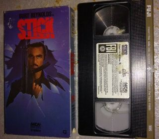 Stick Vhs 1985 Burt Reynolds/george Segal Action Htf Rare Oop