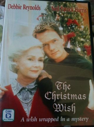 The Christmas Wish Dvd Fs Out Of Print Rare Debbie Reynolds Neil Patrick Harris