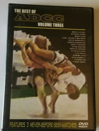The Best Of Adcc Volume Three Dvd Tito Oritz Josh Barnett Mma,  Rare