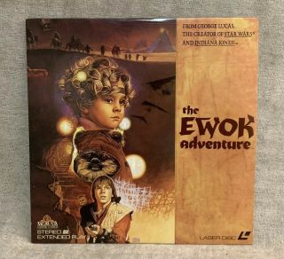 Star Wars The Ewok Adventure Laserdisc Mgm Ua Home Video George Lucas Rare Disc