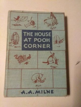 House At Pooh Corner 1928 Rare A A Milne Winnie The Pooh Antique 1950 Reset Ed.