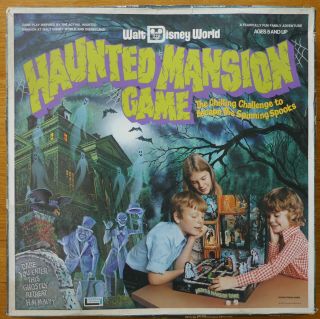 Rare 1975 Haunted Mansion Game By Walt Disney World With Box Halloween