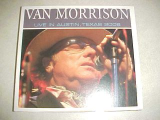 Van Morrison " Live In Austin Texas 2006 - Very Rare Cd - Cndt - Rarely Played
