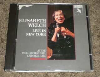 Live In York Elisabeth Welch Rare 1998 Uk Import Vocal Jazz Cd Fast