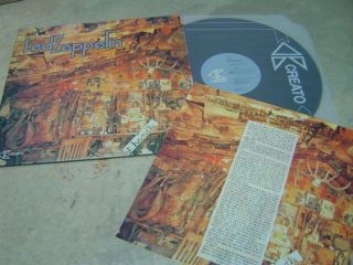 Led Zeppelin Best Of 1990 Rare Sleeve Korea Vinyl Lp W/insert Mlr1003 Blue Label