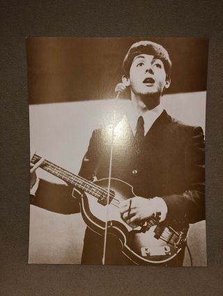 The Beatles Paul Mccartney 11x14 " Photo Print Vintage