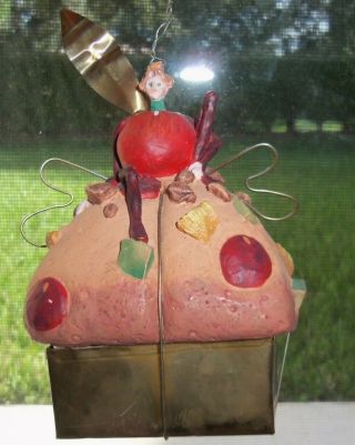Department 56 Tutti Frutti Fruit Cake Fairy Christmas Tree Ornament Rare L@@k