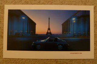 1993 Porsche 911 Targa Showroom Advertising Sales Poster Rare Awesome L@@k