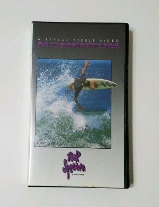 Taylor Steele: Momentum Vhs Surfing (1992) - - Very Good Rare