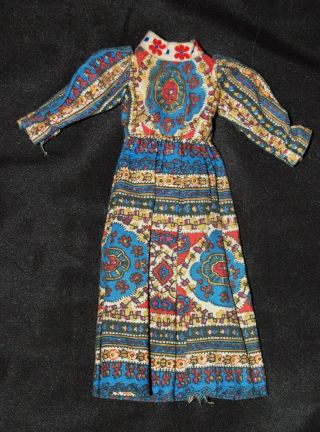 Vintage Kenner Blythe Doll " Pretty Paisley " Dress 1970s Tag Cond.