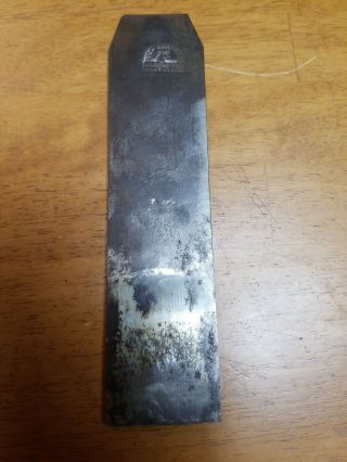 Antique Buck Brothers Cast Steel Plane Iron 1 - 7/8 " Wide Blade Old Logo