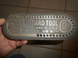 Standard Tool Cleveland O Drill Set No.  8 Ohio Antique Drill Bit Holder