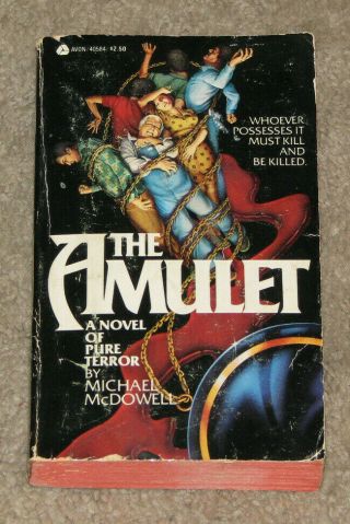 The Amulet By Michael Mcdowell Paperback Avon Horror 1st Ed.  1979 Rare