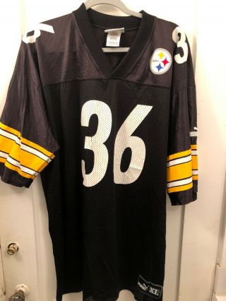 Rare Puma Jerome Bettis Pittsburgh Steelers Nfl Jersey Men’s Xl Vintage