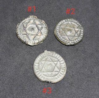 Set Of 3 Morocco 2 Falus Mohammed Iv Fes Rare Ancient Islamic Coins