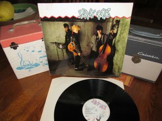 Stray Cats Rare Vinyl Lp Self Titled 1981 Arista Pin - Up Import Beauty