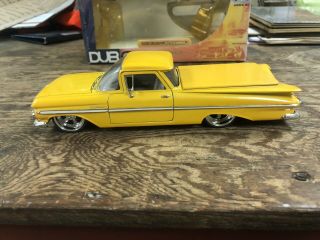 1/25 1959 Chevy El Camino Lowrider Die Cast Model Rare