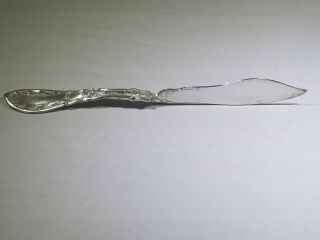 Antique 1881 Rogers A1 Twisted Silver Plate Butter Knife 2