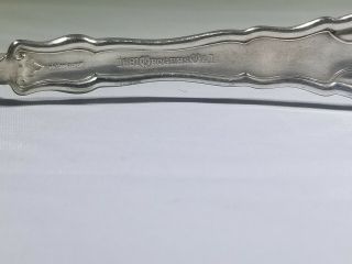 Antique 1881 Rogers A1 Twisted Silver Plate Butter Knife 3