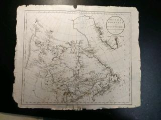 1799 Map Of British North America By Russell.  Dilly,  Robinson Publisher
