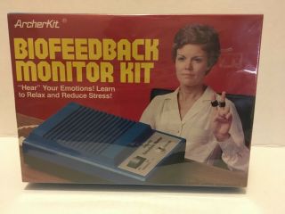 Vintage Radio Shack Archerkit Biofeedback Monitor Kit Rare Diy