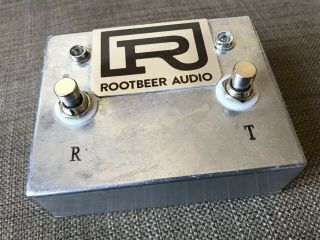 Rare Custom Rootbeer Audio Guitar Pedal Reverb Tremolo Foot Switch