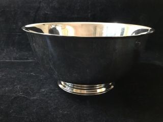 Vintage Oneida Paul Revere Silver Plated " Sons Of Liberty Bowl " 8 " Bowl Euc