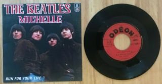 Rare Sp Jukebox The Beatles Run For Your Life Fos 101
