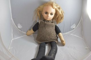 Vintage Mod 1964 Mattel Scooba Doo Stuffed Cloth Doll Blonde To Restore Rare
