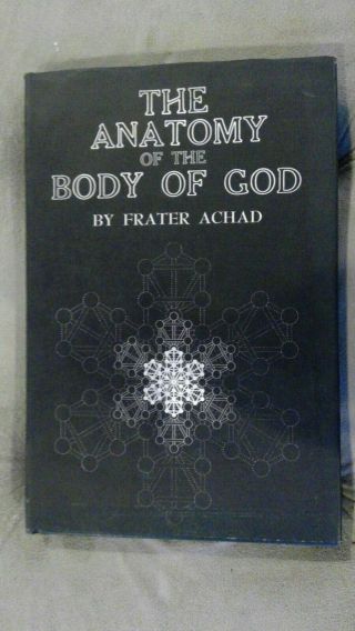 The Anatomy Of The Body Of God By Frater Achad Occult Magic Wicca Rare