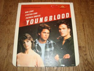 Youngblood (1986) Rare Ced Selectavision Videodisc Mgm/ua Home Video Disc Stereo