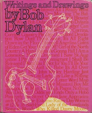 Bob Dylan Writings And Drawings Rare First Edition Hardcover Book From 1973