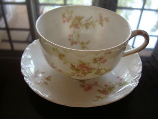 Antique Haviland Limoges Tea / Coffee Cup & Saucer Set (s)