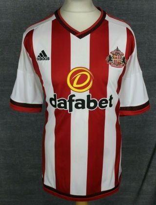 Adidas Sunderland Home Football Shirt 15 - 16 Rare Mens 2xl / Xxl
