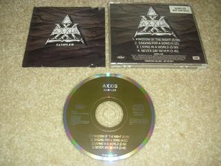 Axxis: Sampler,  Rare 4 Track Cd Kingdom Of The Night