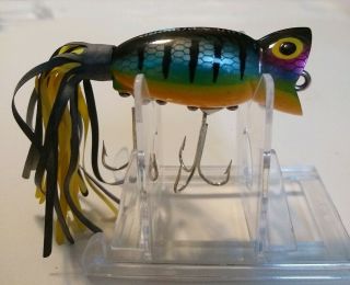 Fishing Lure Fred Arbogast Hula Popper Rare Color Tackle Box Bait