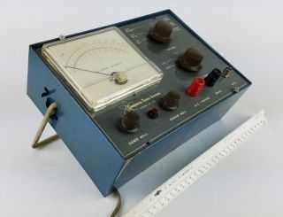 Vintage Antique Electronic Voltmeter Commercial Trade Institute Model Vt - 20