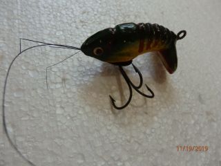 C.  1930 Wright & Mcgill Co.  " Flapper Crab " 2 1/2 " Fishing Lure,
