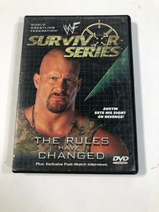 Wwe Wwf Survivor Series 2003 (dvd,  2004) Stone Cold Rare Wrestling Undertaker