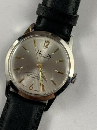 Vintage Eloga Men ' s Wristwatch 2