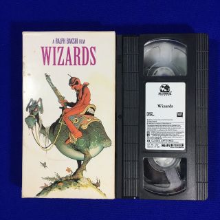 Wizards Vhs 1993 Ralph Bakshi Animated Film 1977 Rare And Oop